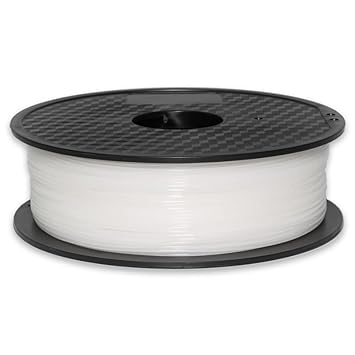 Prinko PP 1.75mm White 3D Printer Filament, 1kg/2.2lb, Dimensional Accuracy < +/- 0.05mm