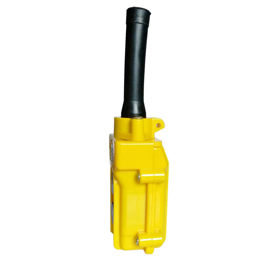 Hoist Crane Push Button Switch, Rainproof COB-61 Crane Pendant Control Station UP Down Hoist Push Button Switch (Pack of 2)