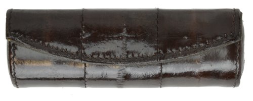 MARSHAL Elegant Design Eelskin Soft Leather Lipstick case