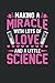 Produktbild Make A Miracle With Lots Of Love And A Little Science: Taccuino IVF |. Giornale del regalo del regalo dell'embrione |Ambientazione di notebook |. ... |Taccuino regalo per la fecondazione