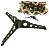 UKCOCO Kerstboomstandaard Afneembare Stevige Kerstboomhouder voor Kunstmatige Kerstbomen Eenvoudig Te Installeren Groene Basis met Gladde voor Veilige Ondersteuning