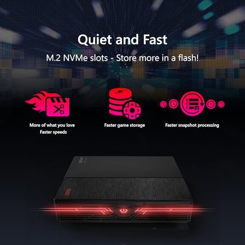 Asustor FLASHSTOR 6 Gen2 FS6806X, 6 Bay Tüm M.2 SSD NAS Depolama, AMD Ryzen Dört Çekirdekli 2.3GHz, 8GB RAM DDR5, 6 M.2 SSD Yuvası, 10GbE Bağlantı Noktası, USB4 Tip-C, Ağa Bağlı Depolama (Disksiz) - Görsel 3