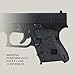 TALON Grips Adhesive Grip Compatible with Glock 26, 27, 28, 33, 39 – Made in The USA – Gen - Granulate, Black