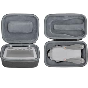 CERFFOOL Tasche Case für DJI Air 3S/3 für DJI RC 2/1Tragbare Reisetasche Drohnen-Zubehör Fernsteuerung Aufbewahrungstasche (Drone Bag+RC 2/1 Bag)