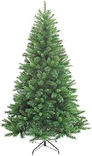 Abaseen 7FT Green Pencil Slim Artificial Christmas Tree, Xmas Tree 620 Tips Easy Assembly Foldable Reusable Strong Metal Stand, Indoor Outdoor Decoration for Christmas (Green Pencil Slim, 7 FT)