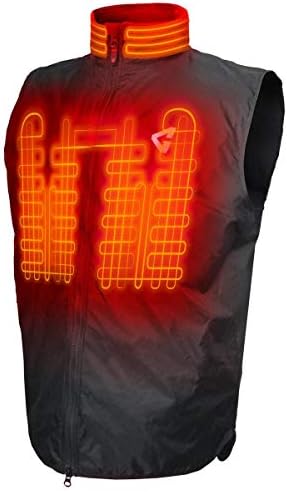 Gerbing Unisex 12V Heated Vest Liner, Wind-Resistant, Motorcycle, Powersports L