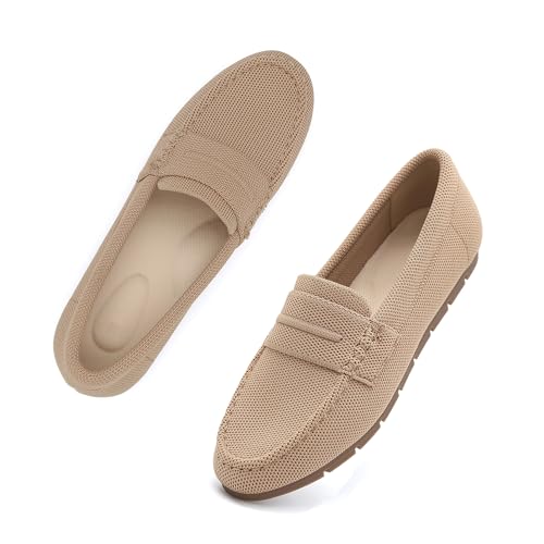 Volattio Loafers for Women Comfortable Slip On Walking Shoes Womens Dressy Casual...