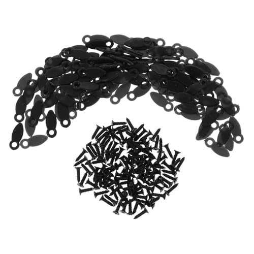 Image of Cabilock 100Pcs Picture Frame Backing Clips Hardware for Hanging Artwork Fit Photo Frame Backing Tabs for Various Framing Projects Elegant Design