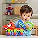 Hasbro Spidey and His Amazing Friends Marvel Dinowebs Crawler Toy for Kids, Interactive Spider-Man Playset with Figures