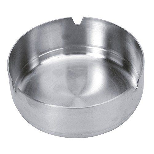 Lazeny Cendrier Rond en Acier Inoxydable pour Le Jardin terrasse Balcon Maison Maison Maison Maison Maison Maison Maison Maison Cover