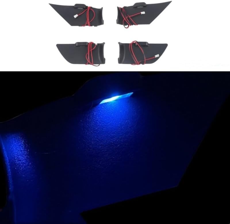 For Toyota Camry 9TH 2025 Interior Door Handle Bowl LED Blue Lights 4pcs Car Accessories