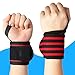 Wrist Support Straps & Lifting Straps, Ultra-Elastic Adjustable Design, Universal Wrist Support Gear for Bench Press, Deadlift, Powerlifting and Gym Training