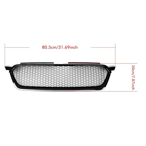 Calandre de course look carbone brillant pour Subaru Legacy face avant dynamique
