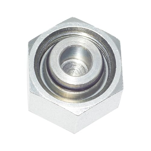 Image of 7286244 Hydraulic Cap Fitting, M2x1.5 Thread Size, Hexagonal Metal
