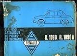 catalogue pieces renault espace 4  PR 650. Catalogue de Pièces de Rechange Renault, R. 1090 - R. 1090 A
