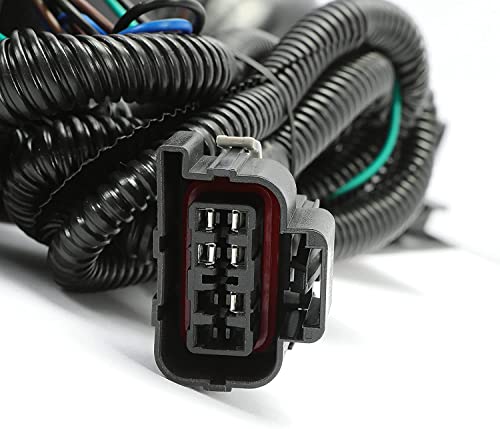 Epic Lighting Oe Style Replacement Rear Brake Tail Light W/Harness & Bulbs Compatible With Chevrolet 04-06 Silverado 1500 2500 3500 Fleetside 07 Classic [ Gm2801174 19169005 ] Right Passenger Side Rh #TOP7