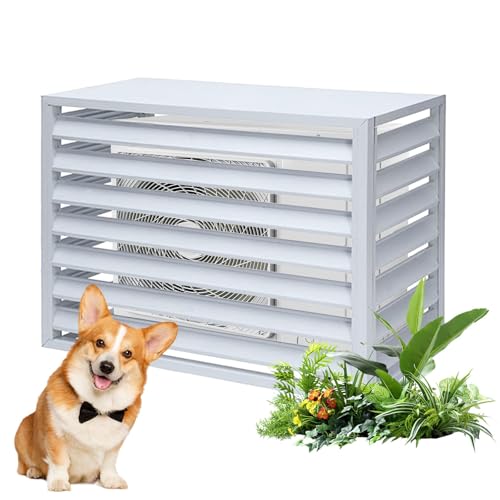 YSXXIAN Außenabdeckung aus Aluminium für Klimaanlagen, wetterfester Schutz für Klimaanlagen und Geräte