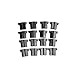 Advantek Replacement Panel Connectors Pet Gazebo - Fits all sizes, Pack of 16 