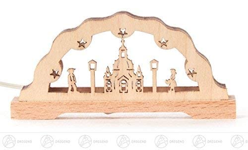 Rudolphs Schatzkiste Miniatur-Schwibbogen Frauenkirche mit LED...