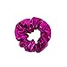 Oblique Unique® Scrunchie Haargummi Zopfgummi Haarband für Mädchen Damen Frauen elastisch 80er Jahre 80s Motto Kostüm Party Fasching Karneval Haar Accessoire - Farbe wählbar (Pink)