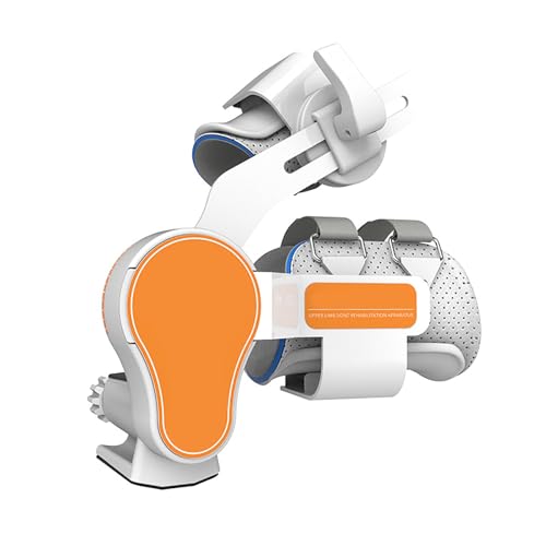 HZFAIGLL Electric Elbow Joint Rehabilitation Device, Adjustable - 15° Extension and 170° Flexion, Flexible Support Frame for Wrist, for Stroke Hemiplegia Patients