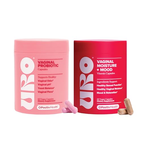 Wet & Wild Bundle – URO Vaginal Probiotic & URO Vaginal Moisture + Mood – Two Step Vaginal Health Routine