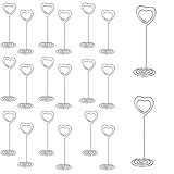 tischkartenhalter herz gold ◆Einfaches und Exquisites Design: Fotohalter mit herzförmigem Design helfen Ihnen, eine warme und romantische Szene zu dekorieren, Liebe und Wärme an alle zu liefern, die Ihnen wichtig sind. Lassen Sie einfach Fotoclip Halter eine schöne Landschaft für Sie sein.