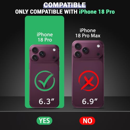 Image of TheGiftKart Ultra-Hybrid Crystal Clear Back Case Cover for iPhone XVIII Pro Max | Shockproof Design | Camera Protection Bump | Hard Clear Back | Bumper Case Cover (PC & TPU, Transparent)
