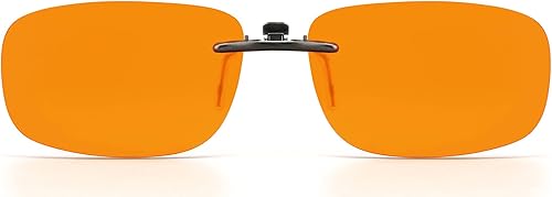 Miniatura 7 de CAXMAN Gafas con clip de luz azul para hombres, mujeres, teléfono, TV, ordenador, videojuegos, gafas de dormir sobre marcos Rx o lectores