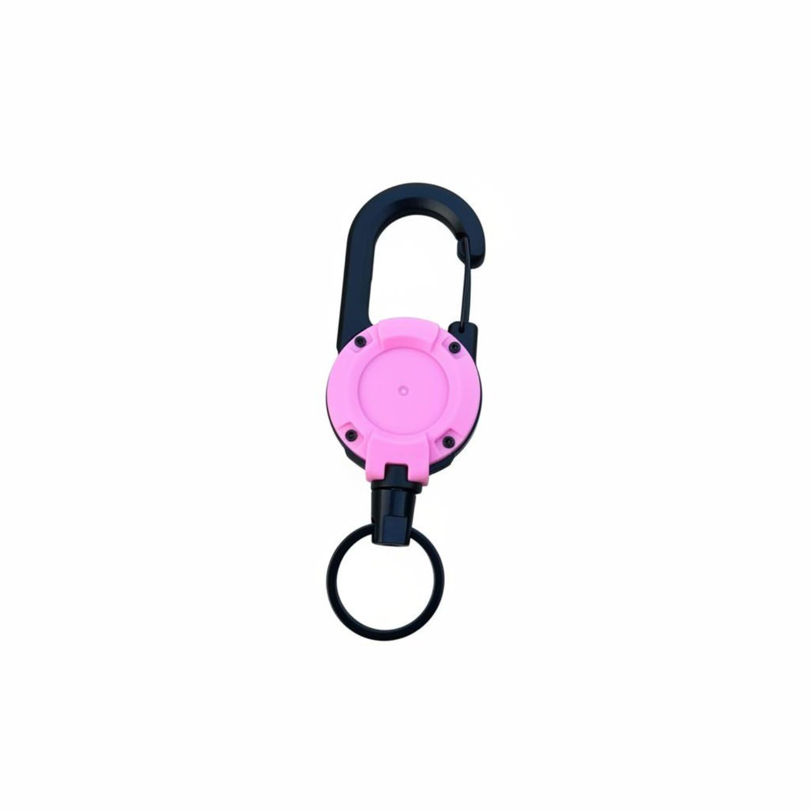 Easy to Carry Key Lanyard Quick Reach U Shape Pull Buckle TPU Covered Anti Loss Lanyard Clip Heavy Duty for Anglers, Hikers, Fishing, Hiking, Pink | Key Chains Rings & Cases | Mens Accessories-image-35
