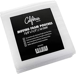 Premium Foam Packing Sheets (60 Count, 7 3/8 x 7 1/2”) Cushion Foam