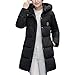 Produktbild YIMOLL Damen Winterjacke, Warmer Mantel, lang, für Damen, Winter, Lange Daunenjacke Gr. Medium, Schwarz