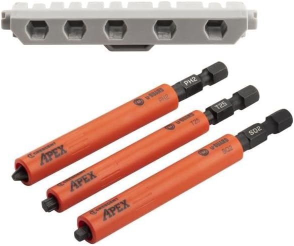 Apex - Bit, Ug 3.5" Pwr Pk, Ph2, Sq2, T25, 3Pk Rail (CAUGB3BR-3)