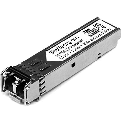 Startech.com Cisco Glc-Sx-Mm Compatible Sfp Module (10 Pack) - 1000Base-Sx - 1Gbe Multimode Fiber Mmf Optic Transceiver - 1Gbe Sfp - Lc 550M - 850Nm Ddm Cisco Ie3200, Ie3300, Me1200 (Glcsxmm10Pst) #TOP3