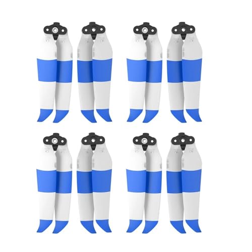 Hélice Bass 7238F pour réparer drone Air 2S et Air 2, kit de 8 pièces blanches et bleues de rechange