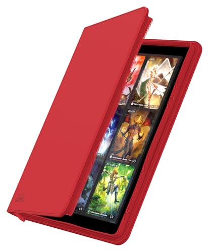 Image of Ultimate Guard Zipfolio 360 - 18 Pocket Xenoskin Red