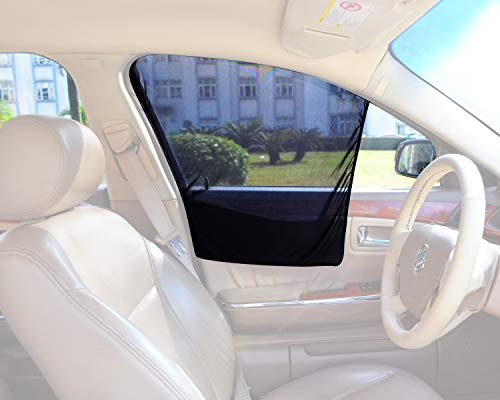Bayan Front Side Window Sun Shade Car Window Shade Driver Side Window Sunshades-2