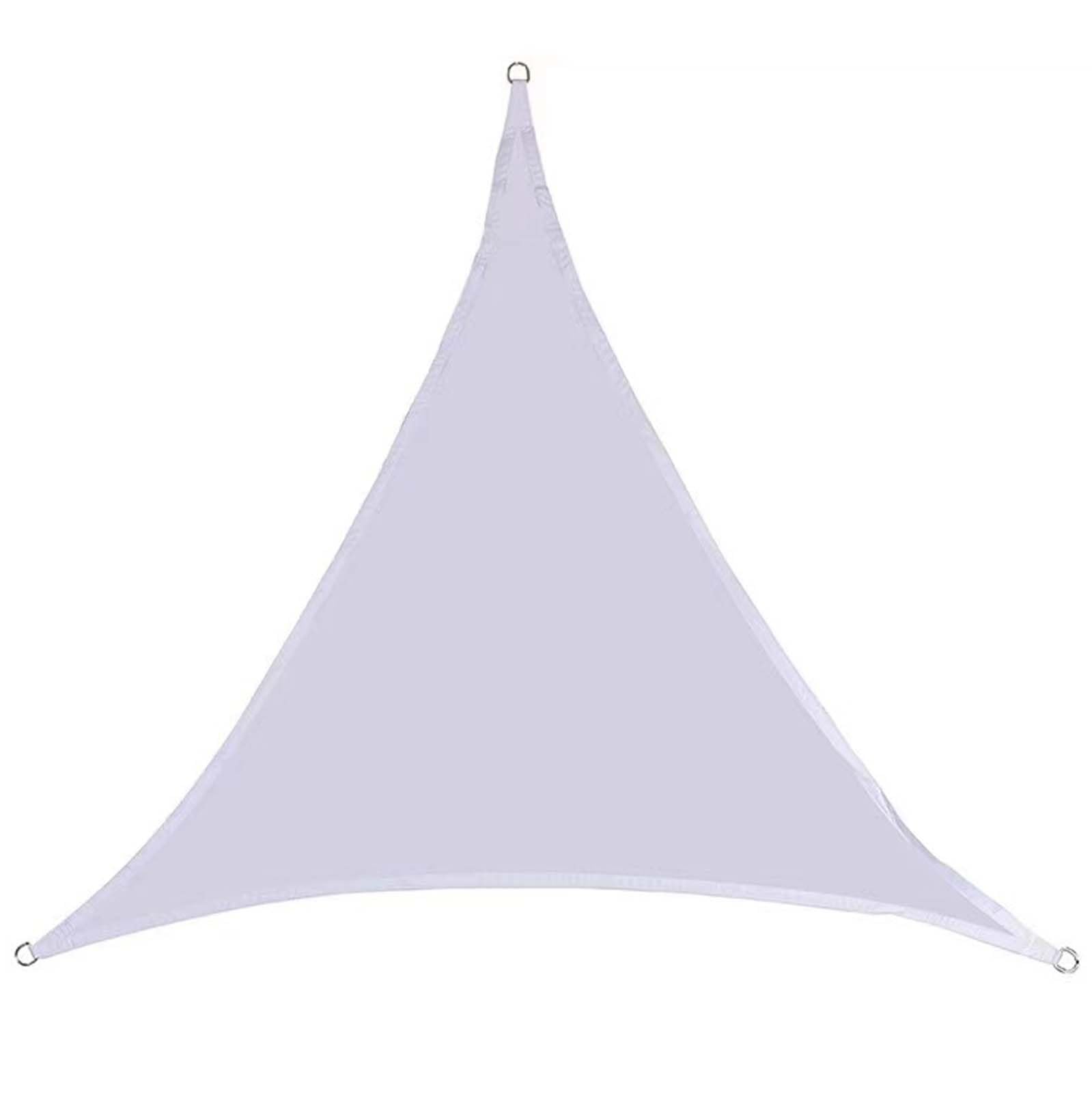 GJZQDKX Waterproof Sun Shade Sail, 98% UV Protection HDPE Fabric Canopy, Weather-Resistant Triangular Shade Cloth with D-Rings for Outdoor Patio, Garden, and Deck Use.