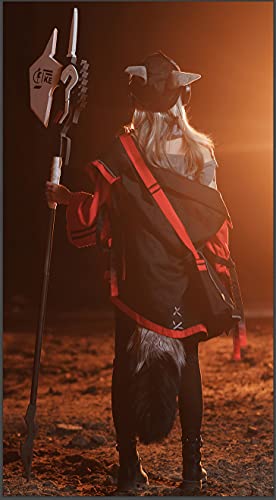セット済みウィッグ　アークナイツ　フロストノヴァ　コスプレ アークナイツ フロストノヴァ 衣装 ウィッグ うさ耳 ブーツ 風