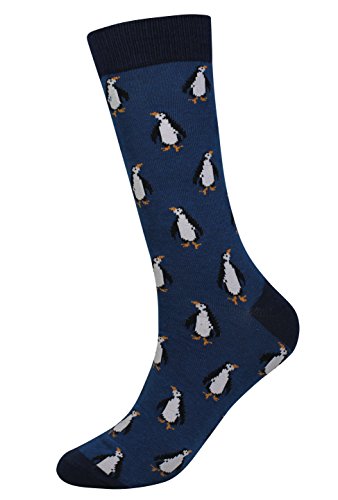 Cansok Men's 4 Packs Animal Penguin Socks Gift Fun Crazy Novelty Dress Crew Socks (Penguin) #TOP3