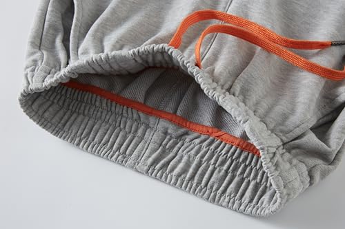 SOIBEEN Jungen Sweatpants 3-Pack Kinder Jogging Bottoms mit Tasche und Kordelzug Joggers für Kinder Sporthose Trainingsanzug Joghose Größe 9-10 Jahre 140 Höhe