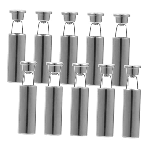 Zerodeko 10pcs Metal Tips for Sneakers and Drawstrings Sturdy Replacement Ends for Hats Pants and Shoes DIY Repair Accessories