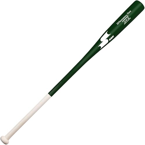 Miniatura 10 de SSK Z9 Professional Edge Comp Coaches - Bate de madera Fungo de 33 pulgadas, 35 pulgadas, 37 pulgadas, béisbol y sóftbol, más de 22 colores, Negro