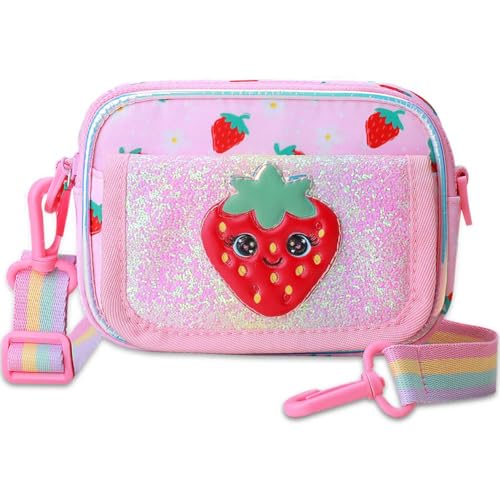 Kejea Girls Purse for Kids Age 3-12 - Purse for Little Girl Gifts, Crossbody Bag