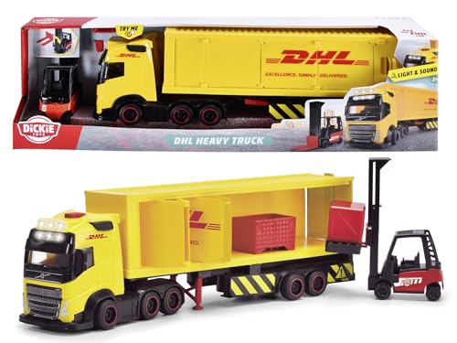 Preisvergleich Produktbild Dickie Toys 203747018 Volvo LKW DHL, 35 cm
