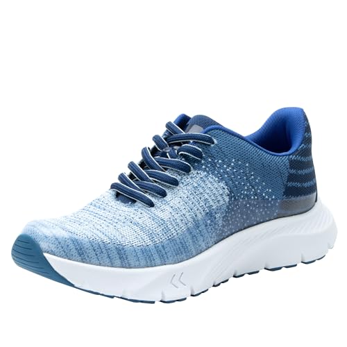 Alegria Revl ReBounce - Tenis deportivos ligeros de punto para mujer, Azul Degradado, 41 EU