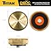 Titan DBX 63630 28oz Dead Blow Hammer with Interchangeable Polyurethane & Brass Striking Faces, Rebound Resistant, 14