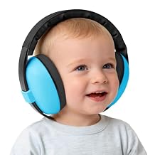 Baby Ear Protection Noise Cancelling Headphones for Babies and Toddlers Baby Earmuffs - Infant Ear Muffs Noise Protection - Blue
