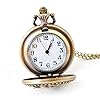 Father's Day Vintage Pocket Watch Antique Bronze Owl Necklace Quartz Clock with Chain Men Chiristmas Gift #2
