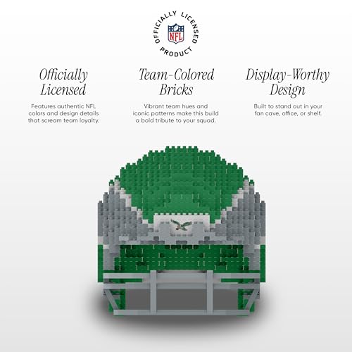 Image of FOCO Unisex NFL 3D BRXLZ Puzzle Replica Helmet Set
